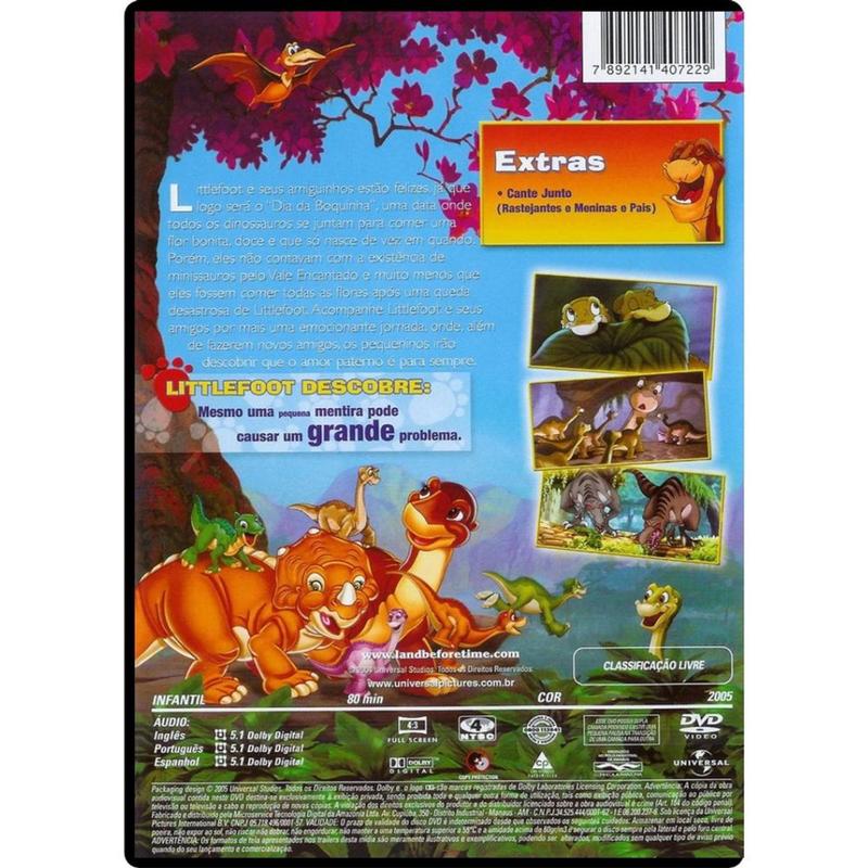 DVD Em Busca do Vale Encantado XI: A Invasão dos Minissauros